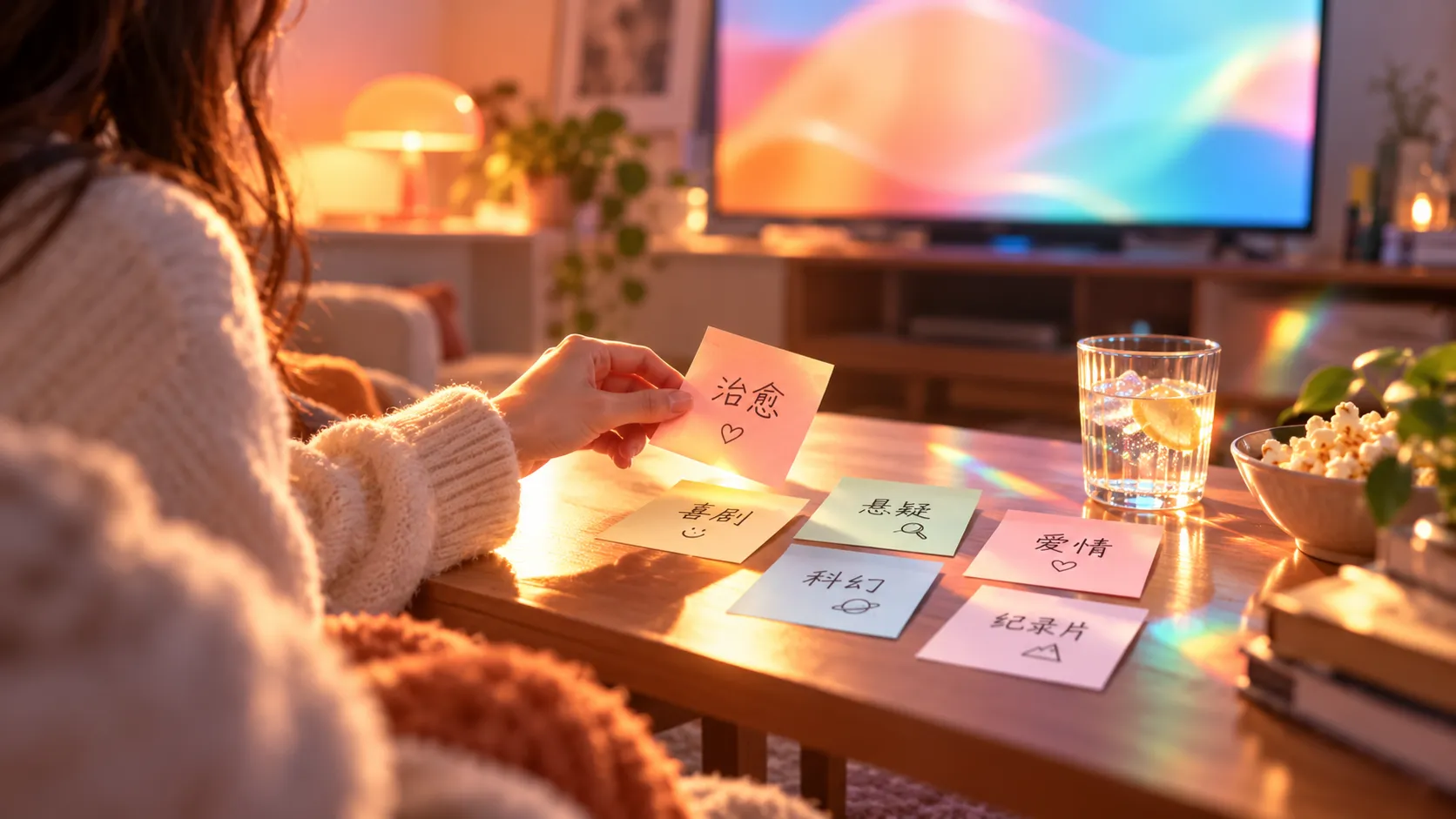 影像播放和观看环境相关的视觉素材
